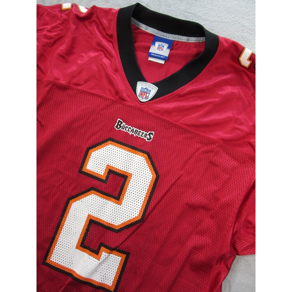 Vtg Reebok Tampa Bay Buccaneers Jersey Large Red #2 Chris Simms NFL On-Field